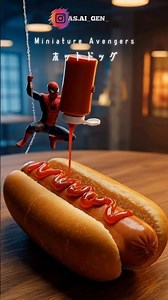 Miniature Avengers Cook Different Foods 🦸‍♂️ Stop Scrolling#miniaturecooking#AI#shortsviral#tinyfood