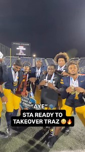 Listen to the CHAMPS. STA wants to DOMINATE at Traz 😤💨 @sta_football St. Thomas Aquinas seniors are ready to BALL for Team Broward against Dade on Dec. 21. Get tickets NOW! | 305Sports