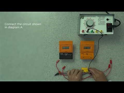 Edexcel Core Practical 9-1 GCSE P10.17 Electrical circuit for V=IR in a resistor & a filament lamp