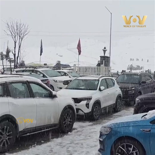 Heavy Snowfall going on in Sonamarg, bringing winter wonderland scenes | Voice of Valley