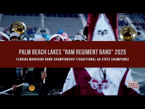 Florida Marching Band Championship 2025 | Palm Beach Lakes "Ram Regiment" Marching Band