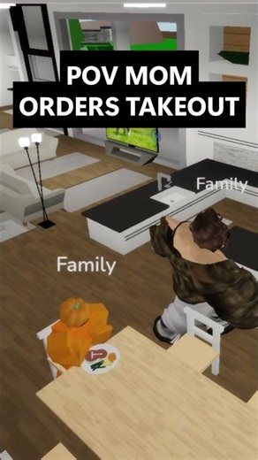 Roblox Brookhaven - POV Mom Orders Takeout