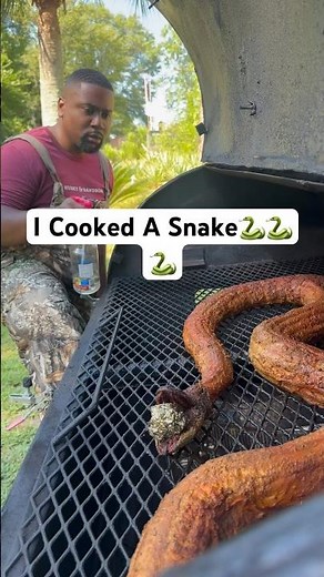 Smoked and fried python 🐍🐍 #foodblogger #explore #food #explorepage #foodie #foryou #foryourpage