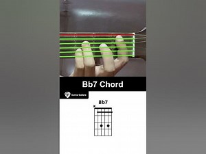 How To Play The Bb7 Chord On Guitar - Guvna Guitars