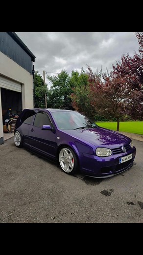 The Purple Lady: Midnight Purple MK4 Golf