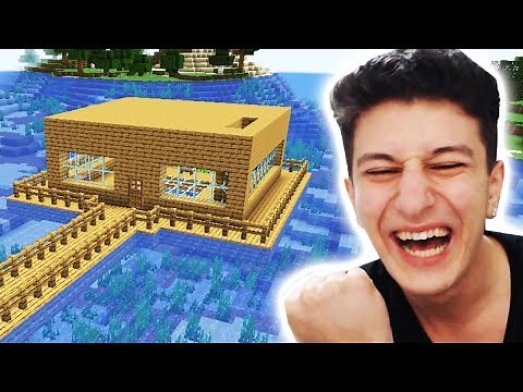 YÜZEN EV YAPTIM 😱 Minecraft 65