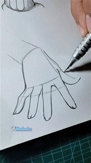How I draw anime hand #drawing #manga #anime #howtodraw #drawingtutorial #art
