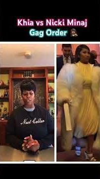 Gag Order #reels Khia vs Nicki Minaj #fypシ #fypyoutube #myneckmyback #fypシ゚viral #fyp #reels