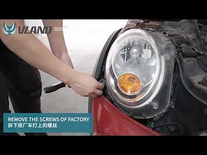 How to install vland LED BMW mini cooper 2007-2013 headlights ?