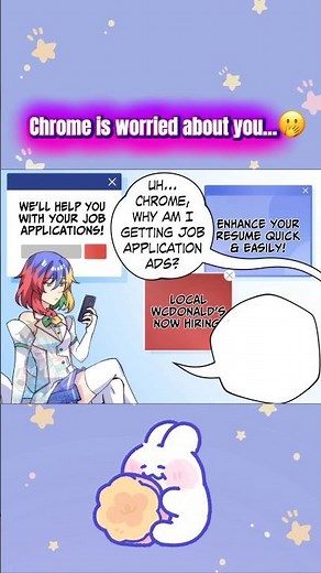 Listen to Chrome’s advice! || #comicdub #internetexplorer #chrome #voiceover #shorts #anime #funny