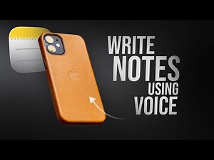 How to Write Notes Using Voice on iPhone (tutorial)