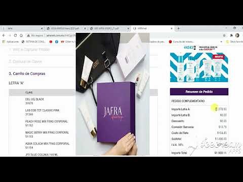 COMO CAPTURAR PEDIDO JAFRA (JAFRANET 2021)