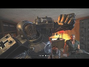Blazkowicz Goes Undercover - Hot Dog Scene - Wolfenstein The Old Blood Funny Scene