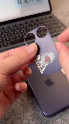 Back Sticker Makes iPhone 17 Pro Max Look INSANE 🤯📱 | #Shorts