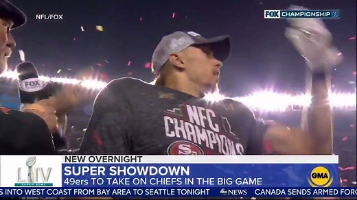 SUPER BOWL SHOWDOWN! The 49ers are set to take on the Chiefs in Miami! 🏈 gma.abc/2TF5QKL | Good Morning America