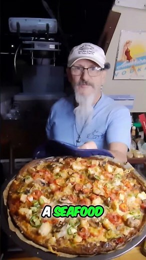 Epic Seafood Pizza - Straight From The Oven!