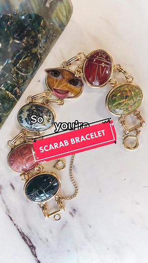 Vintage Scarab Bracelet Collection | Handcrafted Jewelry