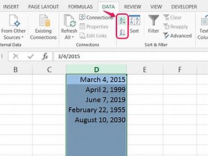 How to Format Dates in Descending Order in Microsoft Excel | Techwalla