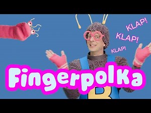 Fingerpolka, kendt børnesang, bevægelse og fagter | Lille Bille