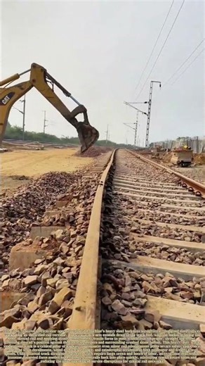 Straightening Skewed Rails: How Excavator Hydraulics Secure Railway Travel Safety