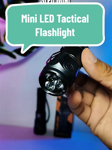 Compact and Powerful Mini LED Tactical Flashlight