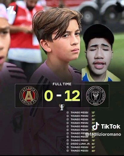 Thiago Messi Scores 12 Goals This Season