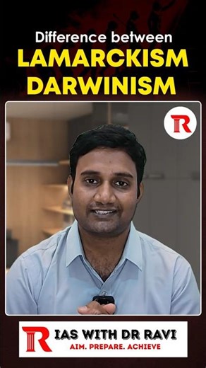 What is Lamarckism & Darwinism? 🌱 Full Comparison in Minutes | IAS with Dr Ravi - APPSC🎓