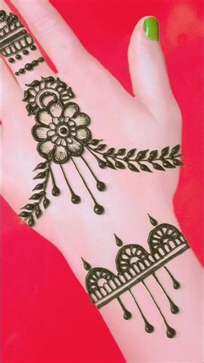 latest beautiful stylish mehndi design | back side mehndi design | new mehndi design | mehndi