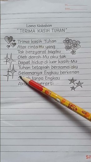 Lomo Nababan "Terima Kasih Tuhan"(Lirik lagu)