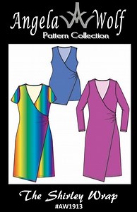 The Shirley Wrap Top & Dress #AW1913 - DIGITAL PDF VERSION