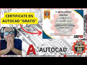 Como te certificaras En AutoCAD Gratuitamente + Recursos Descargables