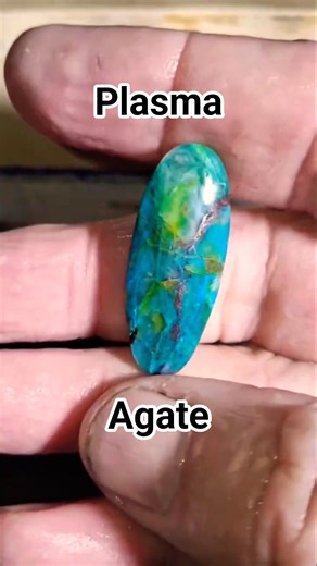 Plasma Agate Cut Stone Cabachon. #rocks #art #nature #jewelry