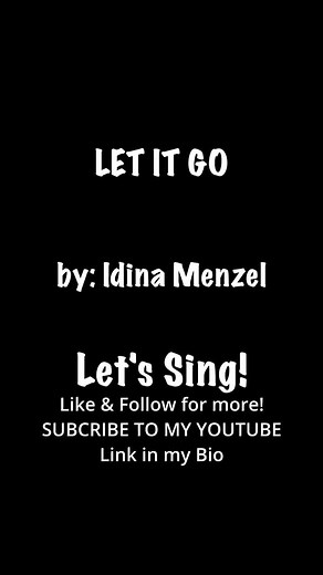 Karaoke Lyrics Song - Let It Go