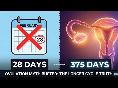 Menstrual Cycle & Ovulation Process: 3D Animation | Menstrual Cycle is Actually 375 Days Long?