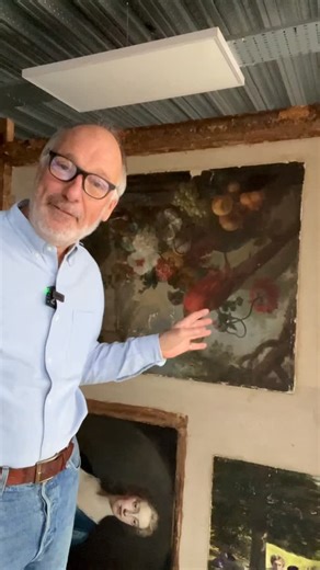 The conservation of the fabric of the canvas has gone perfectly on all 3, very different, pictures. Now the final stages of cleaning and the retouching….after they’ve been put onto their stretchers. #fineartconservation #fineartrestoration #picturerestoration #paintingconservation #canvasconservation | Everett Fine Art Ltd