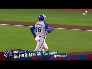 Travis d'Arnaud Walks Off Royals with a Homer: Epic Braves Highlight!" #Braves #TravisDArnaud #Walk