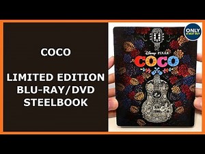COCO - LIMITED DEBOSSED BLU-RAY/DVD STEELBOOK UNBOXING - BEST BUY EXCLUSIVE