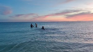 Gabby's & Miguel's Sunset Swim | Governor Marc Cagas