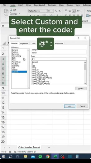 🕒 Excel Colon Format Trick | Time Formatting in Excel | Excel Shorts #excel #shorts #youtubeshorts