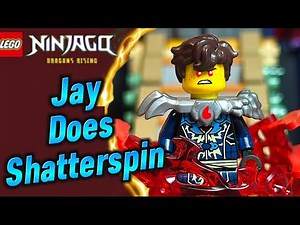 Evil Jay does Shatter Spin | Ninjago Dragons Rising Season 2 Stop Motion