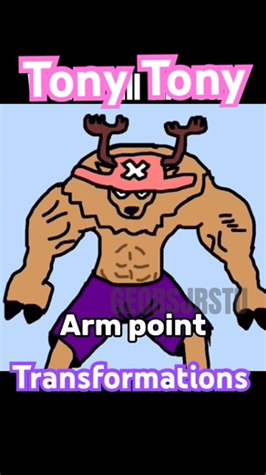 Chopper’s transformations #onepiece #anime #luffy #shorts