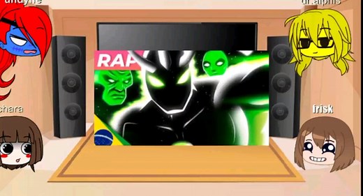 undertale react to Alien X rap