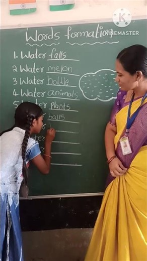 words formation with "water"#jayateacher#school#primarystudents#