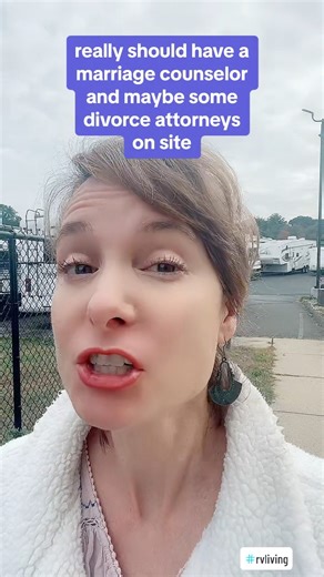 I grew up camping, almost every weekend with my parents and siblings in a motorhome. My parents are no longer married, by the way. 😜😂 When my husband and I first bought an RV, as we drove away, my mother yelled after us, “Have fun! You’re gonna fight!”It’s been a few years now, and we are still married, but I am ready to sell this puppy. 😂🤣#rvwife #marriedwithrv #rvlivingwithkids #rvliving #momcavetv #motorhomeadventures | MomCave TV