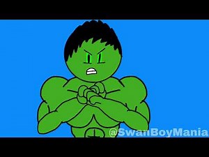 Hulk transformation but animated 3