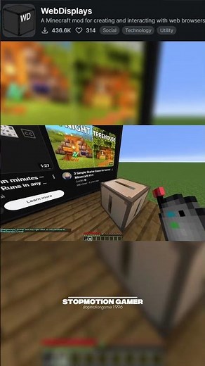 Web Displays Minecraft Mod