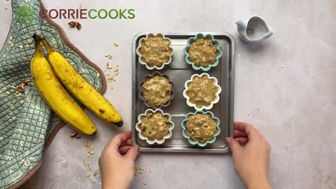 Banana Oatmeal Muffins