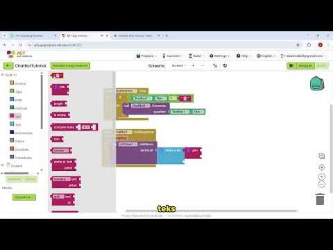 Cara Membuat ChatBot di MIT App Inventor (Simple AI Chat!)