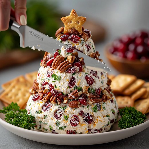 44K views · 248 reactions | Christmas Cranberry Pecan Cheese Ball...