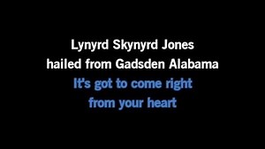 Karaoke Lynyrd Skynyrd Jones - Eric Church - CDG, MP4, KFN - Karaoke Version
